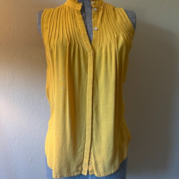 Treasure & Bond Button Down Blouse with Ruffle Collar XXS - Picture 4 of 10